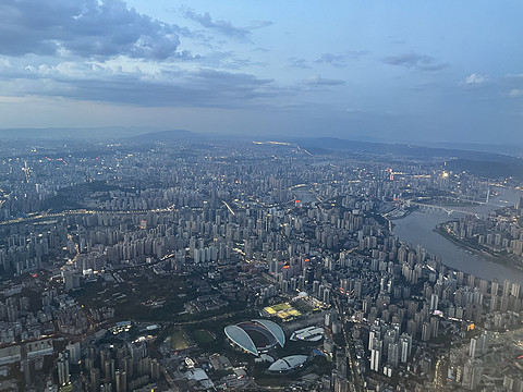进近航路饱览山城CA1435北京首都-重庆江北，躺飞闪击重庆之旅