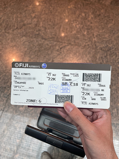 南太平洋珠玉新秀 ｜ 斐济航空新加坡-楠迪-洛杉矶Repo