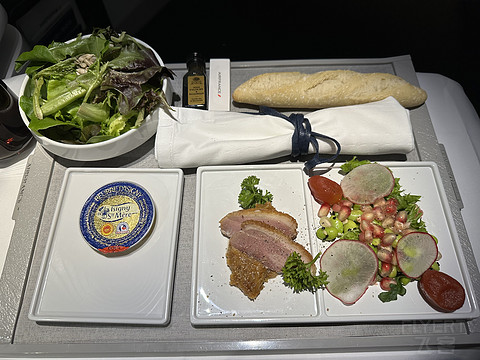 法国航空｜A350 新商务舱｜超宽1A Bulkhead Seat｜HKG-CDG-LHR