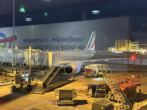 法国航空｜A350 新商务舱｜超宽1A Bulkhead Seat｜HKG-CDG-LHR