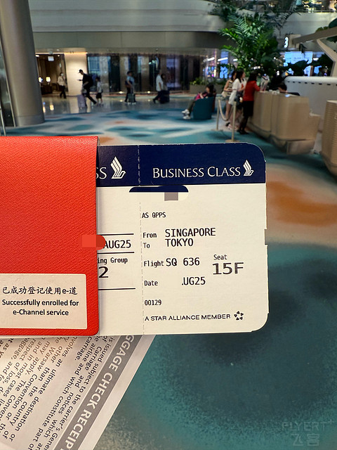 新航商务舱｜SQ636 新加坡-东京 飞行报告