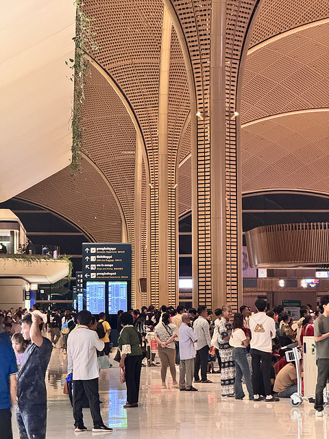 金边新机场全新起航首日体验—国航德崇机场首班CA746金边德崇-北京首都