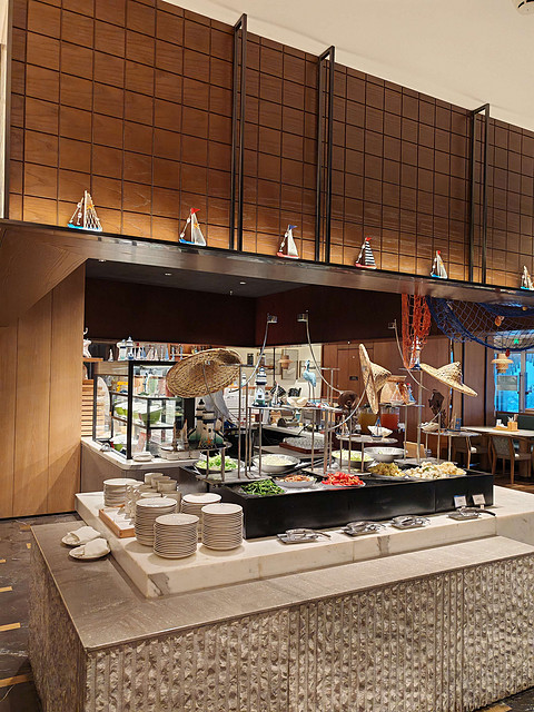 北海喜来登食光餐厅海景自助餐