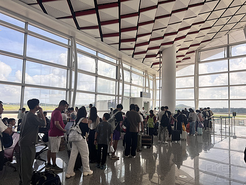 唯有牡丹真国色｜CA4360:湛江吴川-重庆江北，盛开在空中的黄牡丹