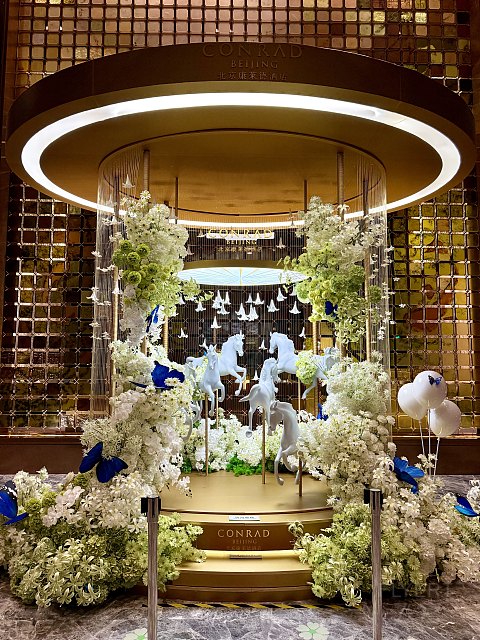 北京康莱德酒店房间基础窗户就不基础