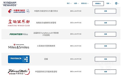 温德姆奖赏计划积分使用场景再拓展积分兑换里程新用途
