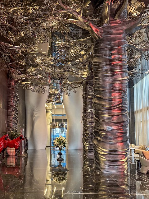 沙漠绿洲中的金属森林｜多哈悦榕庄酒店 Banyan Tree Doha