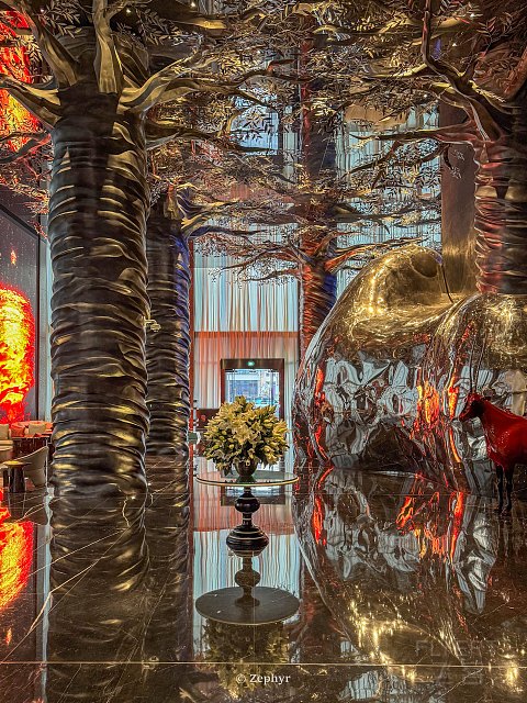 沙漠绿洲中的金属森林｜多哈悦榕庄酒店 Banyan Tree Doha
