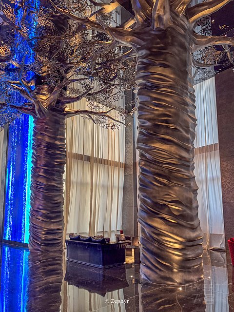 沙漠绿洲中的金属森林｜多哈悦榕庄酒店 Banyan Tree Doha