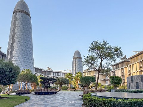 沙漠绿洲中的金属森林｜多哈悦榕庄酒店 Banyan Tree Doha