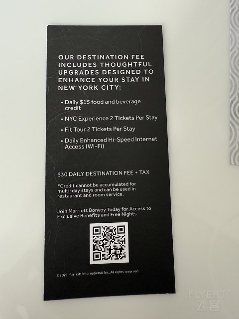 世界第一城，纽约——New York Marriott Downtown / 纽约下城万豪酒店入住体验
