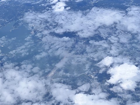 惟见长江天际流｜CA1774：广元盘龙-杭州萧山，沿着长江一路向东的空中之旅