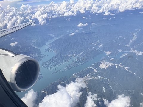 惟见长江天际流｜CA1774：广元盘龙-杭州萧山，沿着长江一路向东的空中之旅