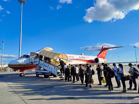体验东北边陲中俄边境重镇风光—成都航空EU2797 哈尔滨HRB-黑河瑷珲HEK飞行报告