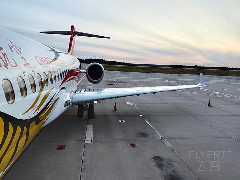 体验东北边陲中俄边境重镇风光—成都航空EU2797 哈尔滨HRB-黑河瑷珲HEK飞行报告