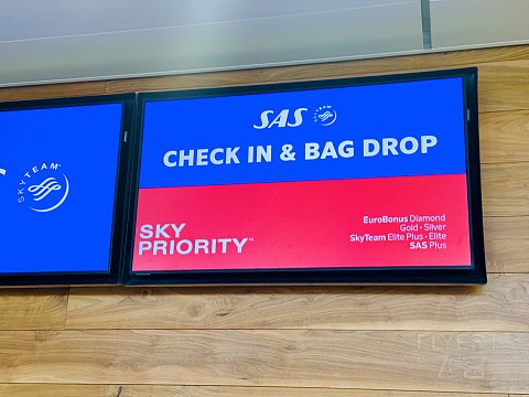 SAS Connect初体验 - 北欧航空SK574 CDG-ARN 巴黎戴高乐 - 斯德哥尔摩阿兰达 飞行简报