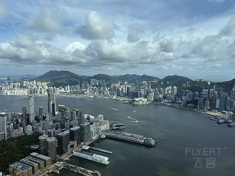 香港麗思卡爾頓維港海景大床房寫意入住