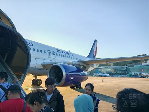 打卡澳门机场和澳门航空NX176（澳门-贵阳）