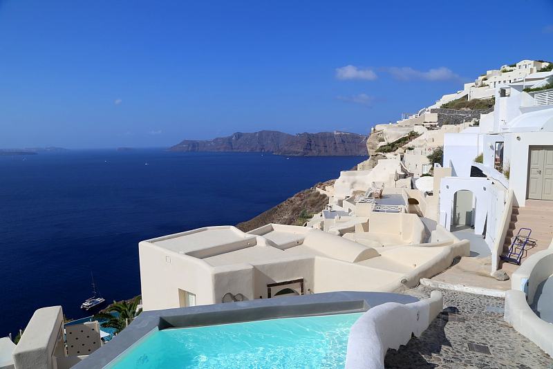 Santorini--Mystique A Luxury Collection Hotel Outdoor Garden and Pools (80).JPG