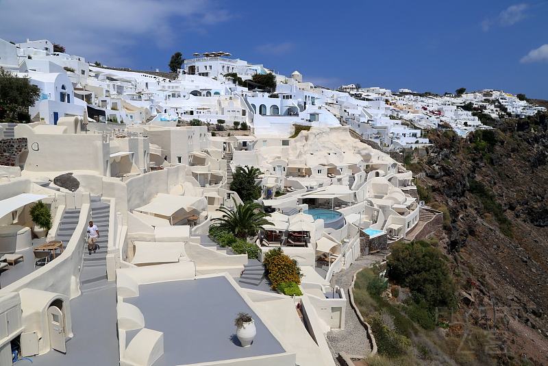 Santorini--Mystique A Luxury Collection Hotel Outdoor Garden and Pools (23).JPG