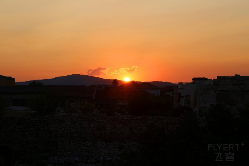 Athens--Plaka Sunset.JPG