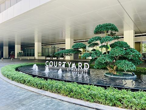 珠海万豪系新店打卡 珠海万怡酒店 拐角豪华大床房