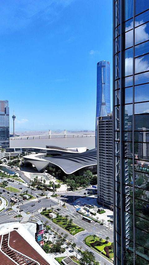 珠海万豪系新店打卡 珠海万怡酒店 拐角豪华大床房