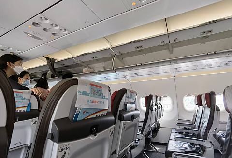 #踏秋而行#长龙航空GJ8103白山-哈尔滨A320经济舱体验