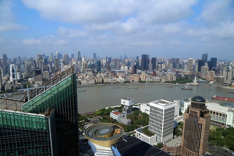 The Ritz Carlton Shanghai Pudong View from Suite (2).JPG