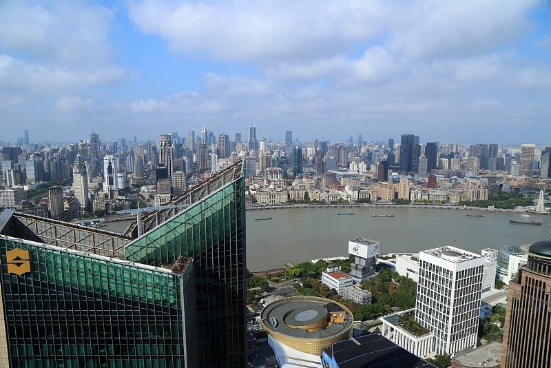 The Ritz Carlton Shanghai Pudong View from Suite (1).JPG