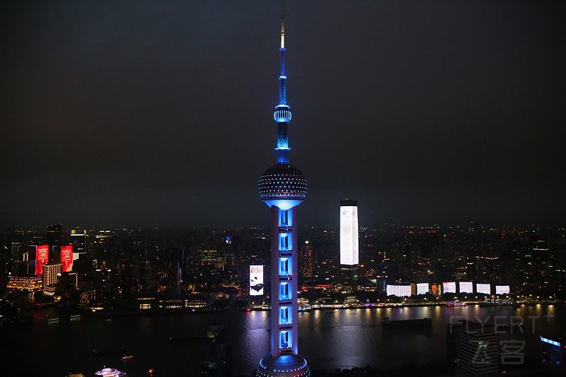 The Ritz Carlton Shanghai Pudong View at Night (1).JPG