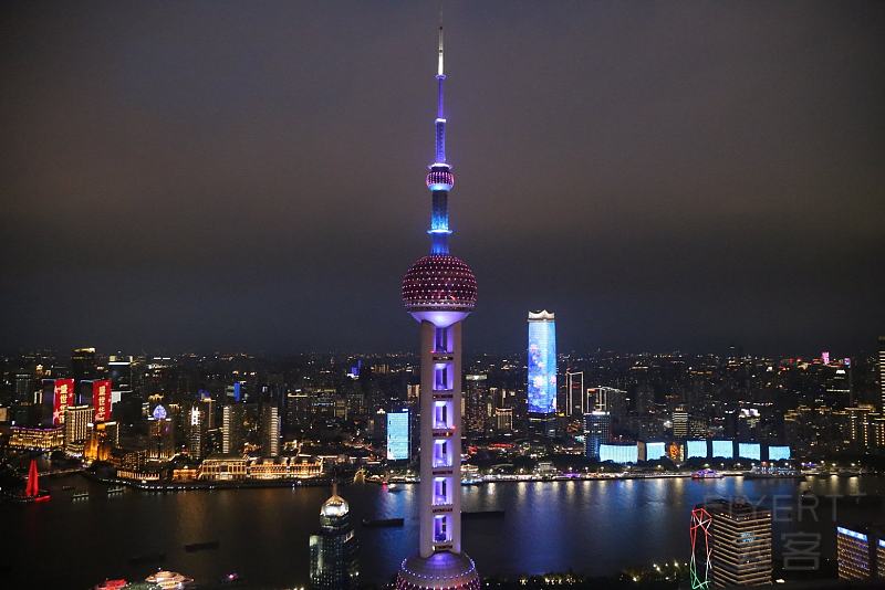 The Ritz Carlton Shanghai Pudong View at Night (3).JPG