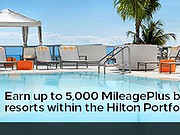 [已过期] 入住希尔顿旗下部分酒店赚取最高5000美联航（UA）里程